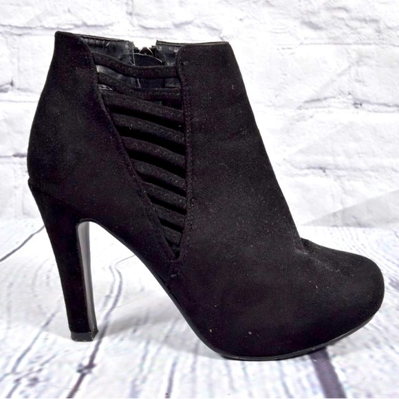 Lane Bryant Black Ankle Boots 8W - Picture 4 of 12